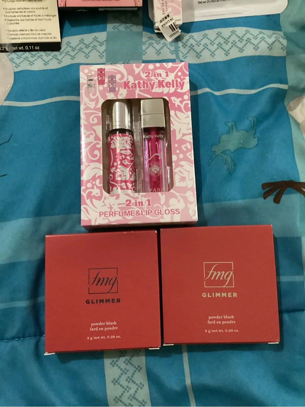 21 piece Beauty/self care bundle- crème shop Hollywood makeup pouch included
